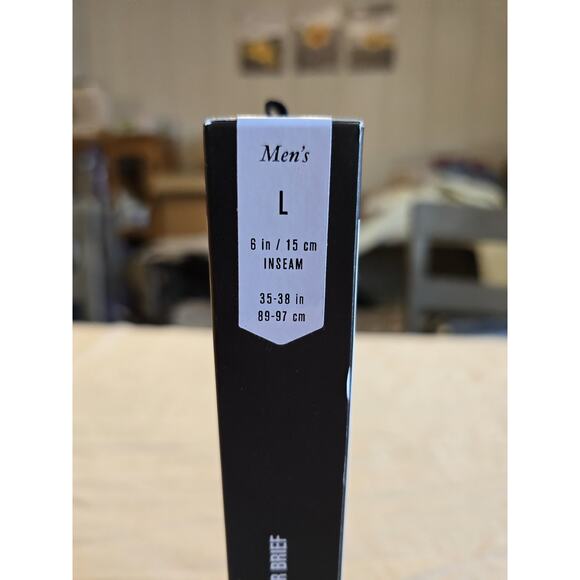 Stance Black Boxer Brief Large Men’s 35-38 In 6 Inch Inseam - Picture 3 of 3